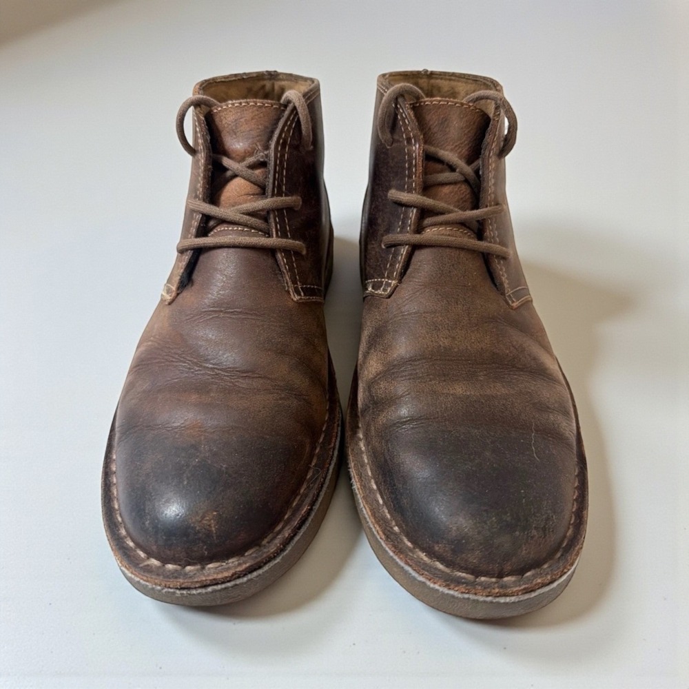 Dockers Mens Brown Leather Chukka Boots Ankle Desert Boot Size 7.5 M